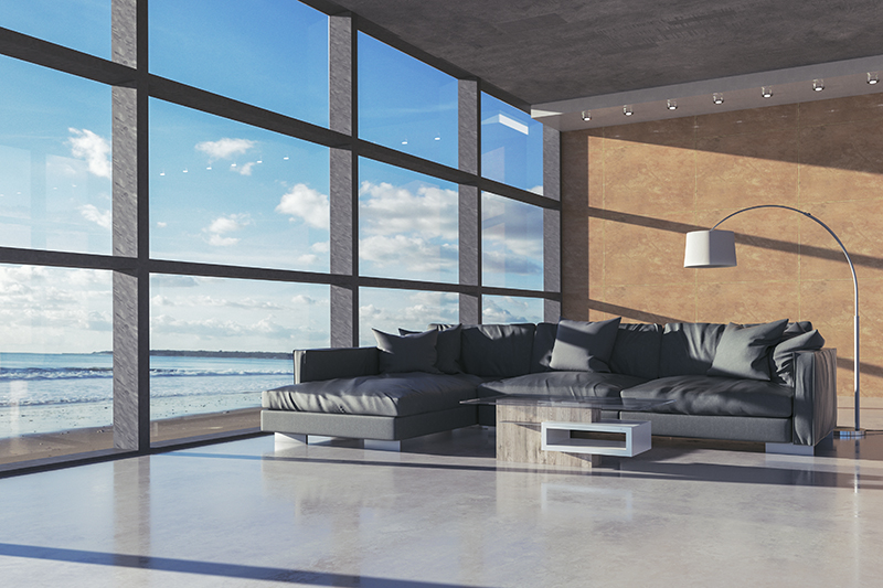 Modern luxurious seaside villa