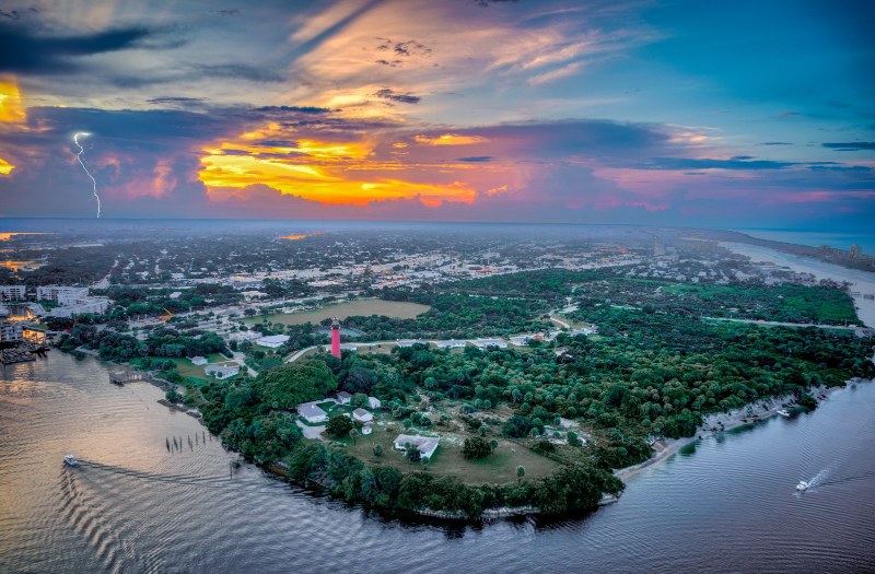Aerial view of Tequesta