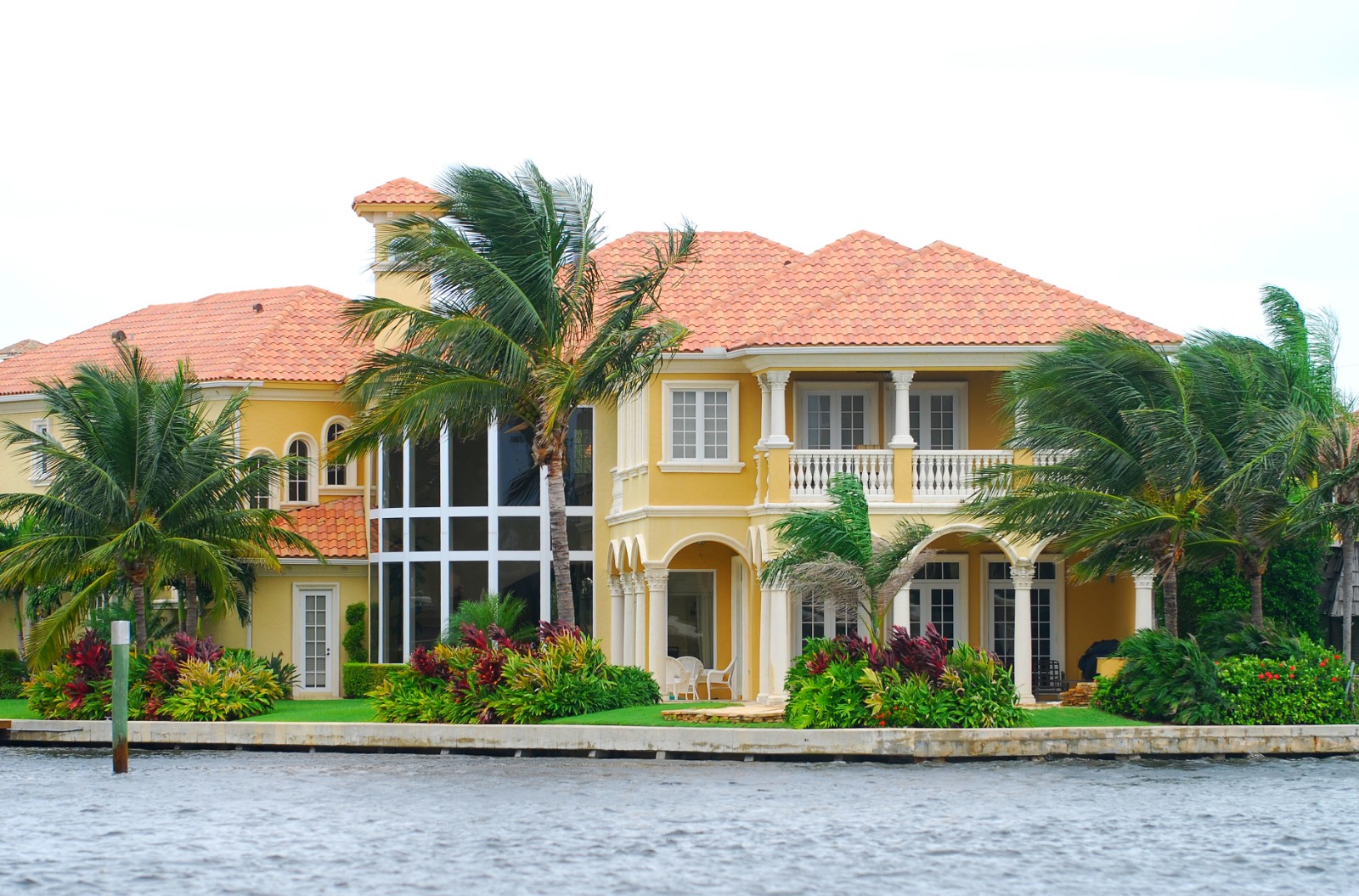 Waterfront mansion